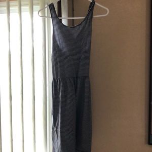 Cotton strip summer dress